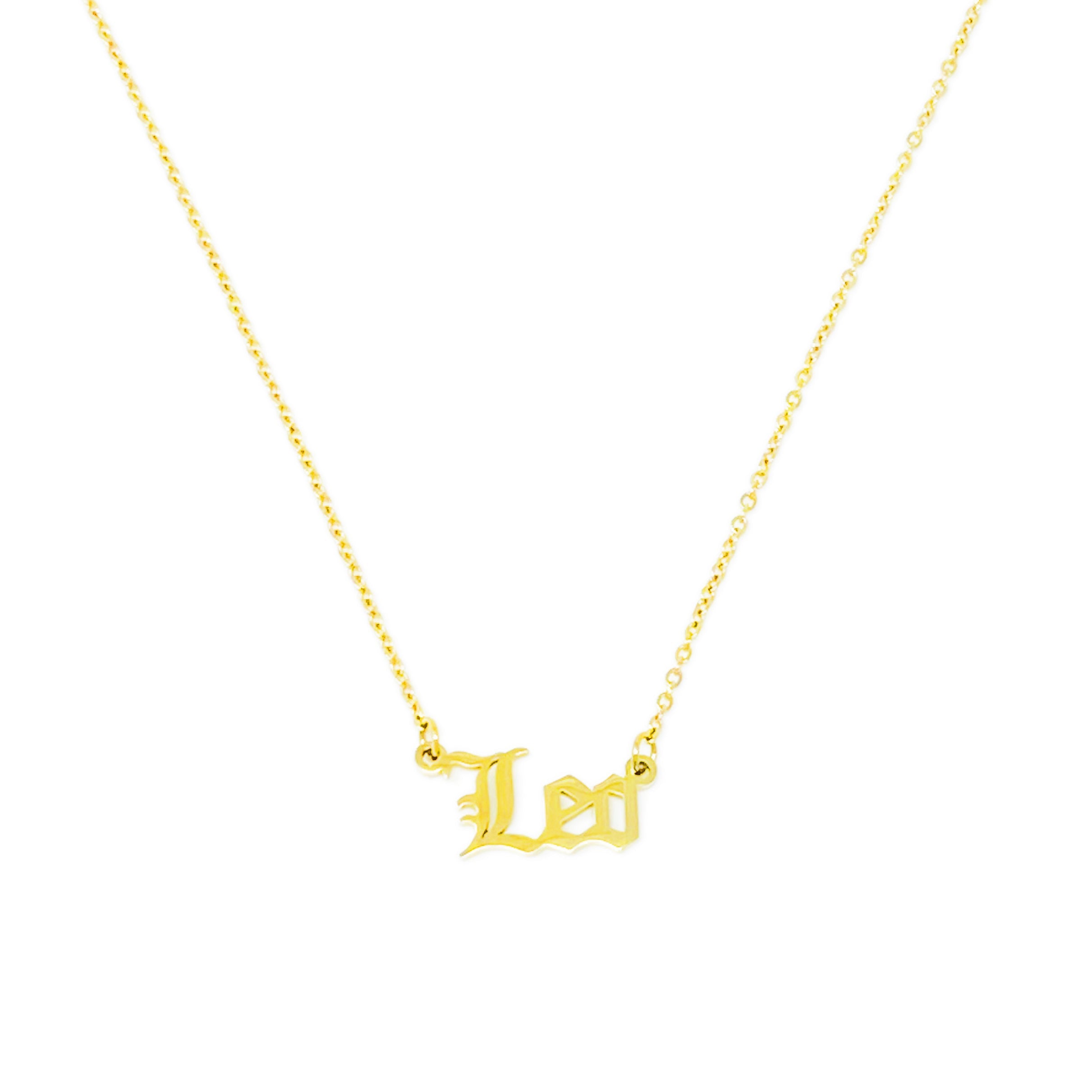 Zodiac necklace gold stainless steel