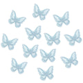 12Pcs Blue Butterfly Hair Clips Cute Lace Embroidery Flower Butterfly Hair Bow for Women Girls Fairy Butterfly Hair Pins Hair Accessories Halloween Christmas Party Decor (Blue)